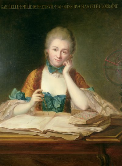 Madame du Chatelet-Lomont by Maurice Quentin de La Tour